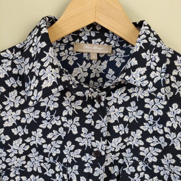 Marc Lauge Summertime Collection Floral Button-up Dress Shirt Small - Picture 4 of 11